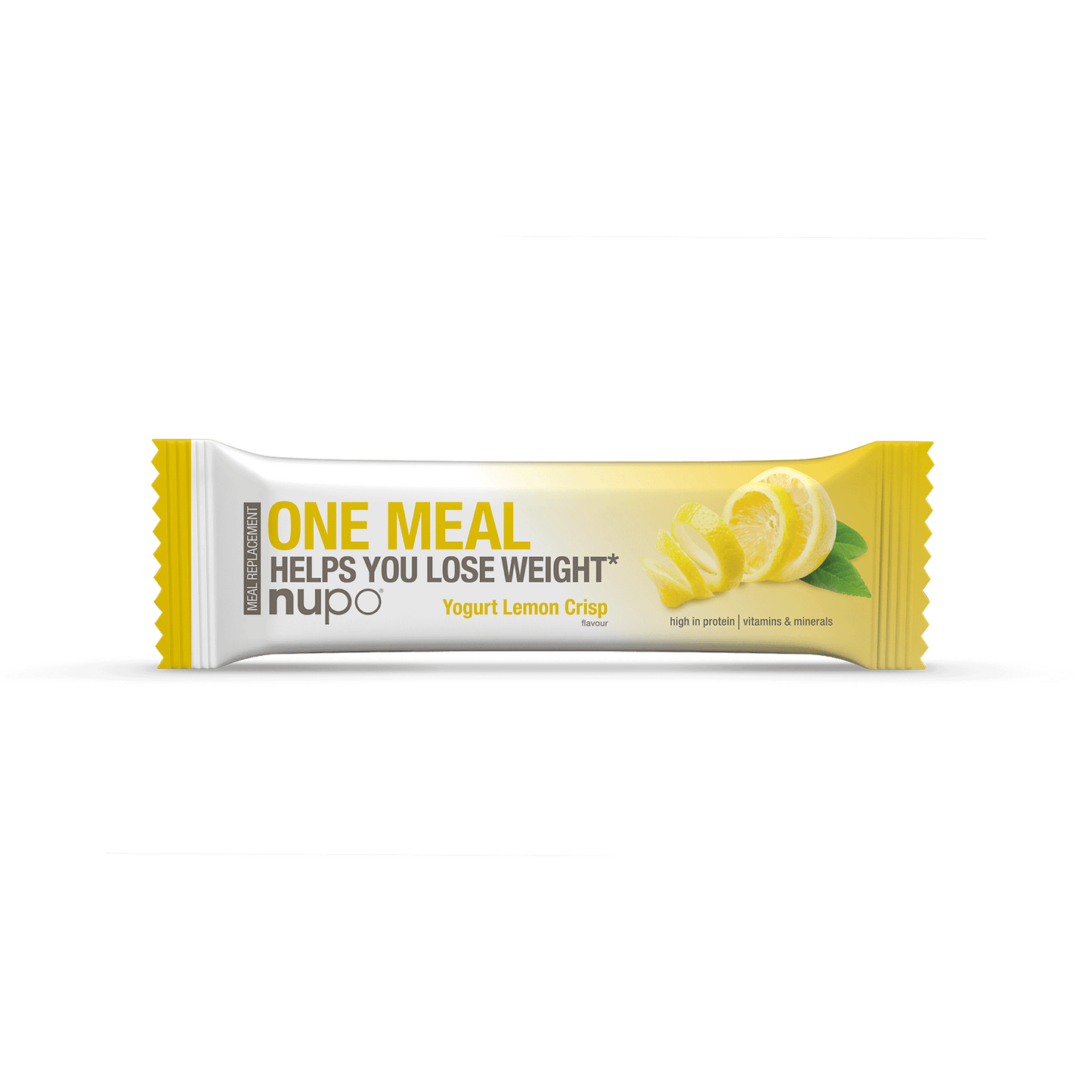 nupo yogurt lemon crisp bar emballage forside