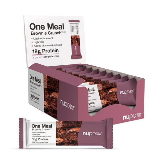 Nupo One Meal Bar Brownie Crunch måltidserstatning bar pakke