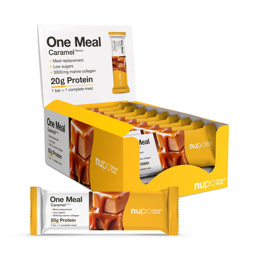 Nupo One Meal Bar Caramel måltidserstatning bar pakke