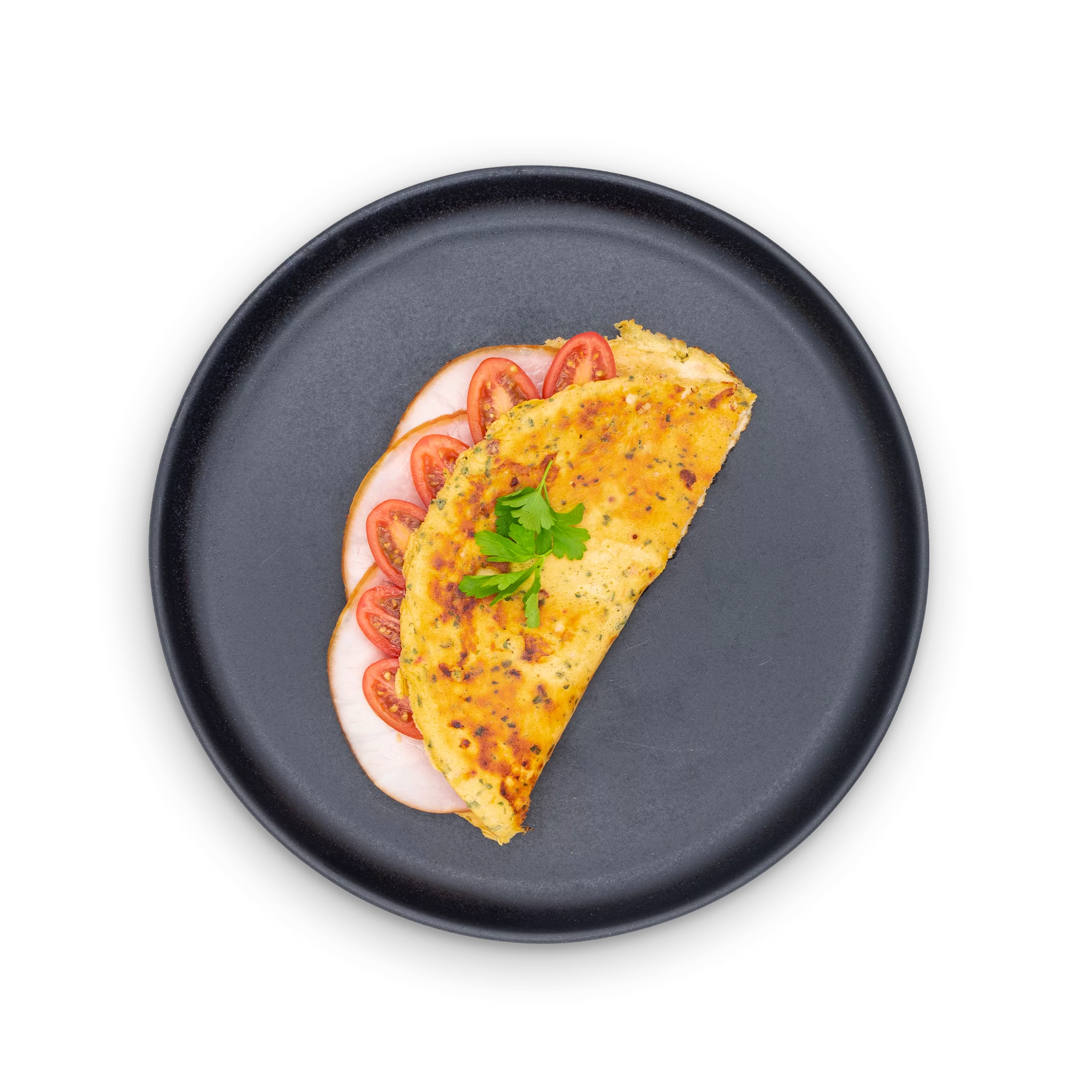 Diet Egg Omelette – med grønt og pålæg