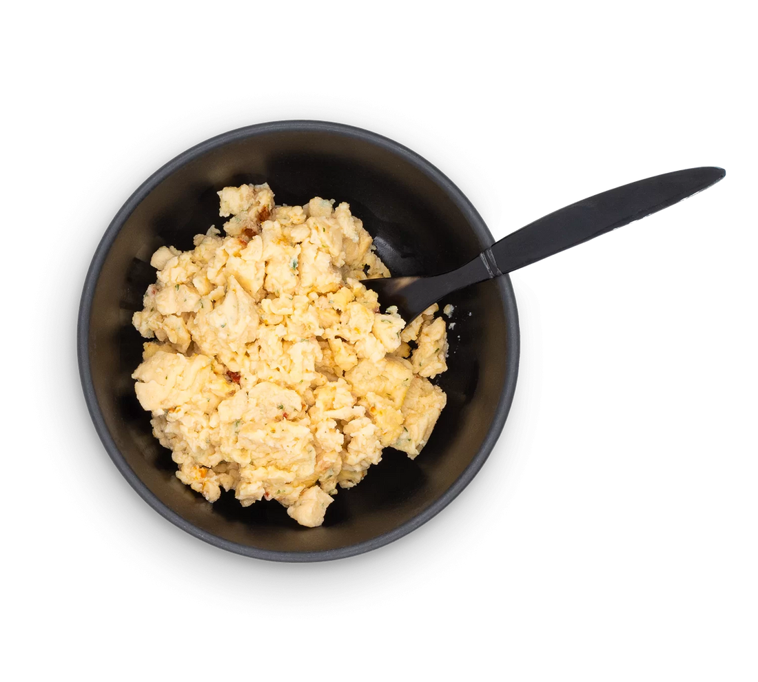Diet Egg Omelette - Scrambled egg med hytteost
