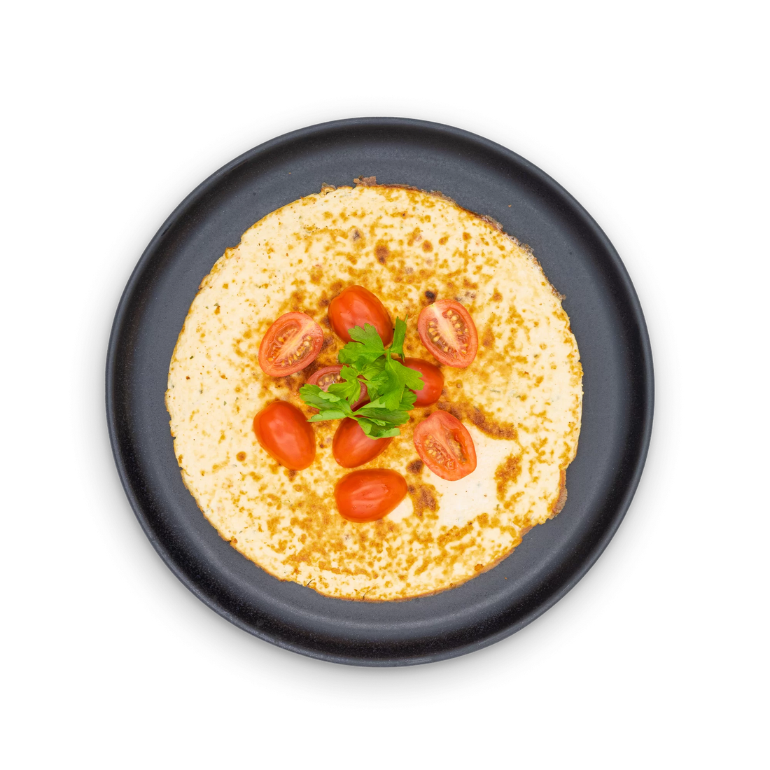 Diet Egg Omelette - fluffy omelet med grønt