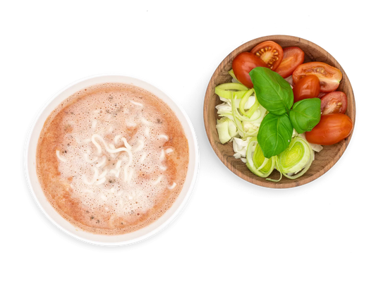 Diet Tomato Soup - med suppehorn og grønt