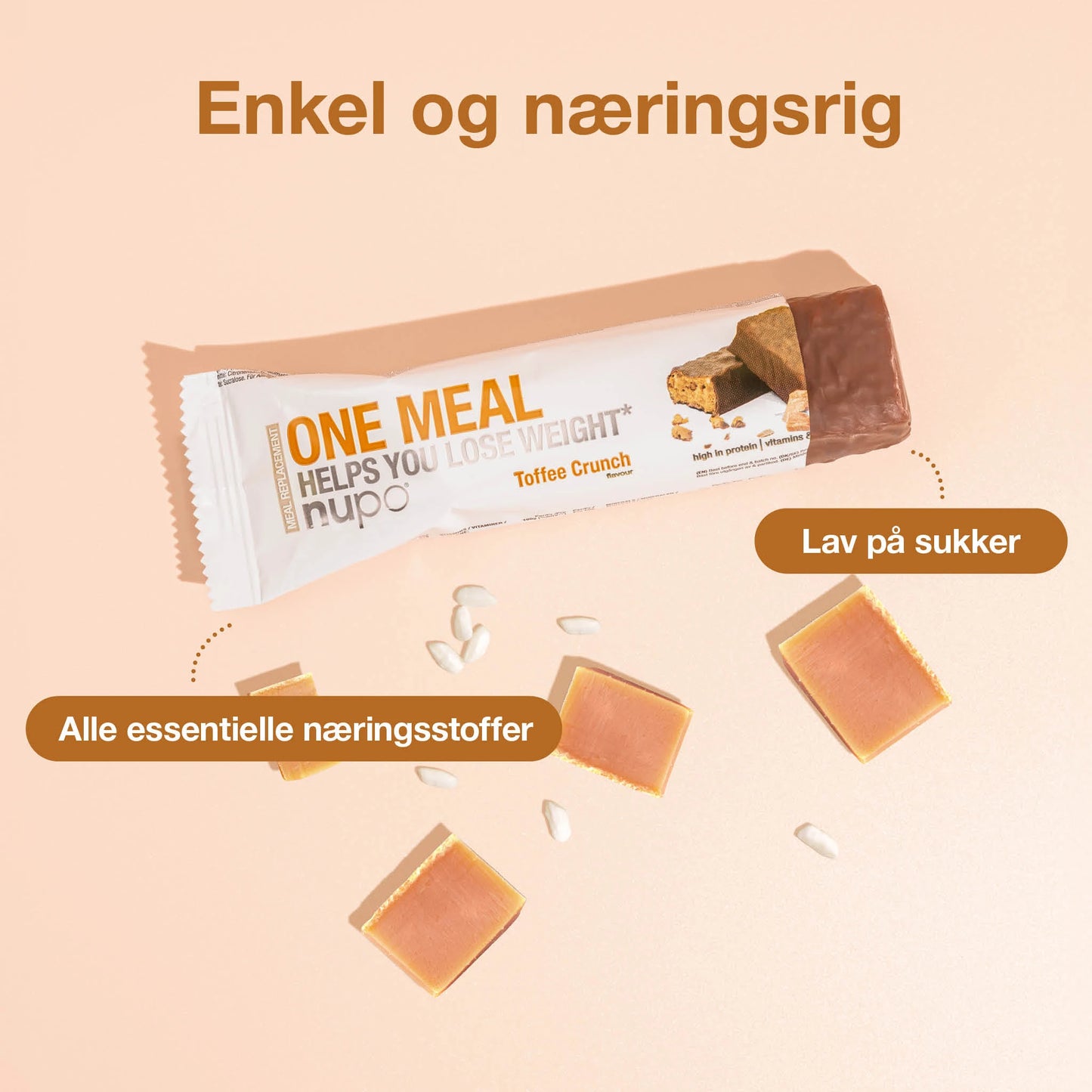 One Meal Bar Toffee Crunch