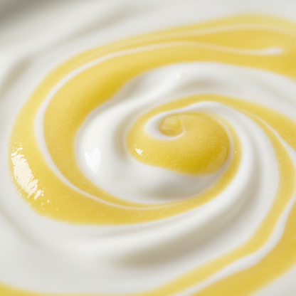 naerfoto af yogurt og lemon creme swirl