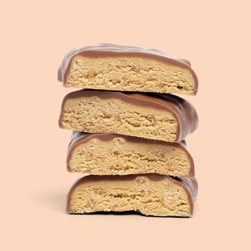 Nupo One Meal Toffee Crunch brudt bar med karamel – cremet midte og sprød tekstur