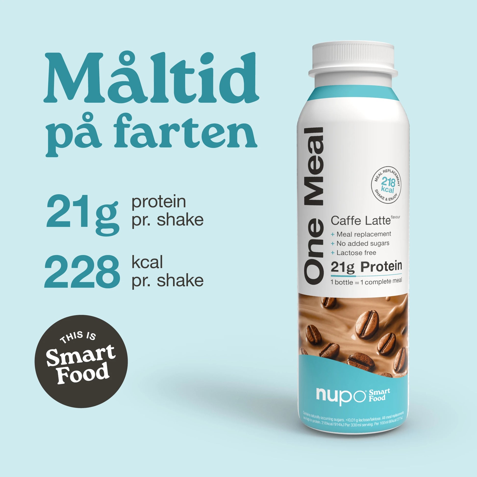 Nupo One Meal RTD Caffe Latte pakke forside