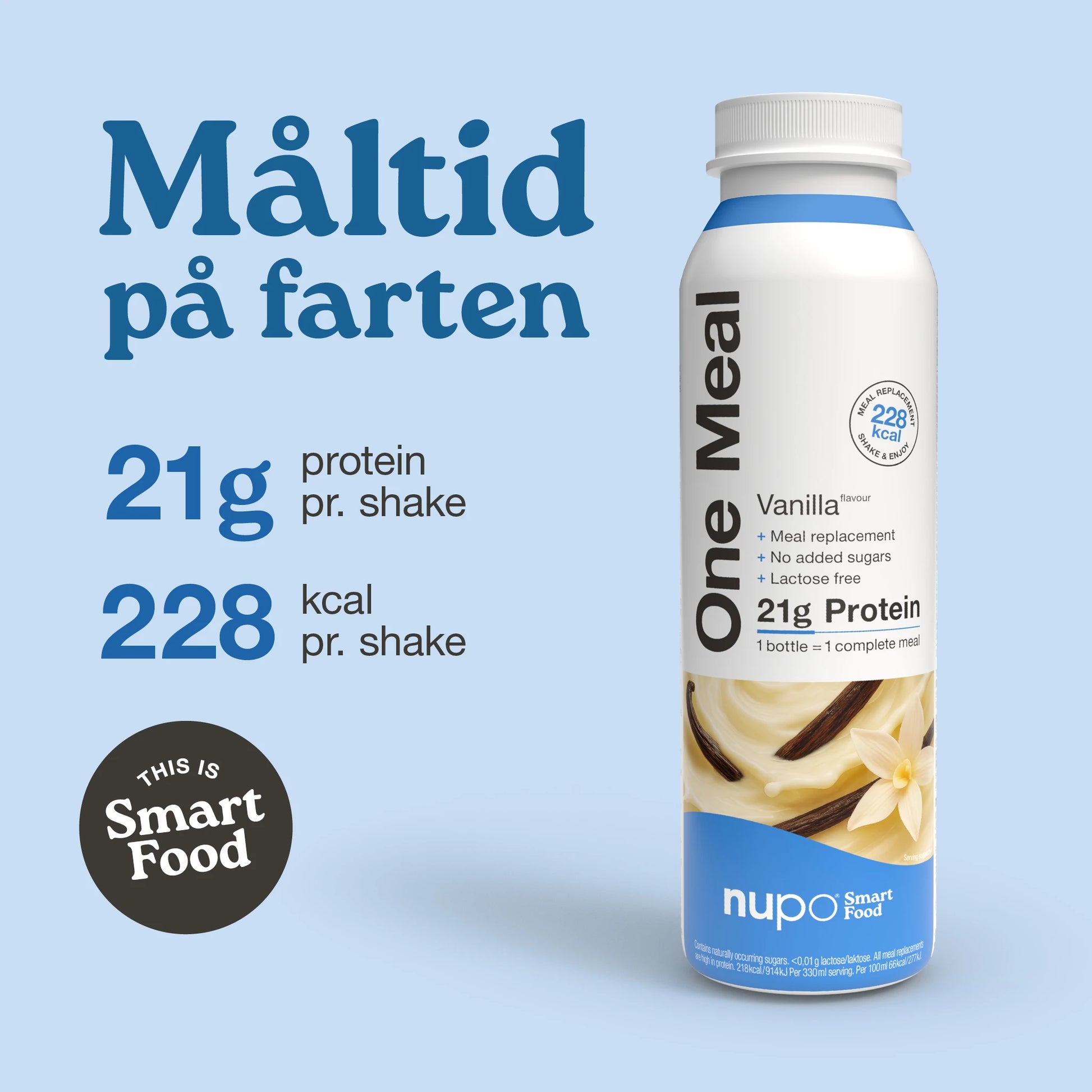 Nupo One Meal RTD Vanilje pakke forside